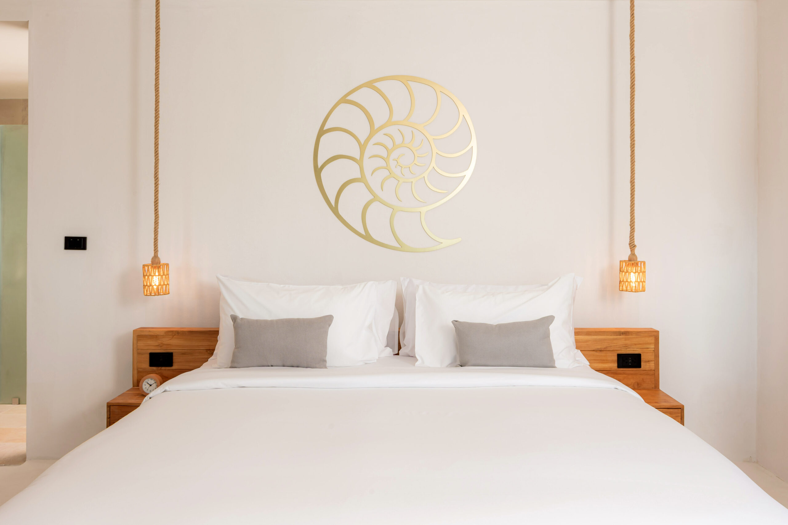 Bed Garden view pool villa